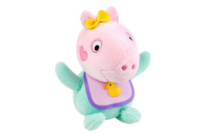 Игрушка мягкая для детей от 3лет 15см №46271 Peppa pig Эви Beanie babies TY 1шт