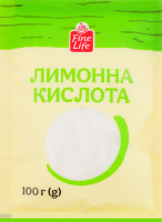 Кислота лимонна Fine Life м/у 100г