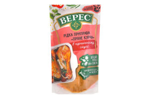 Приправа жидкая нестерилизованная в горчичном соусе Пряный цыпленок Верес д/п 200г