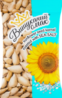 Ядро семечек подсолнечника жареное соленое Вишуканий смак м/у 160г