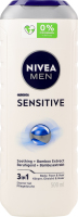 Гель для душу для тіла, обличчя та волосся 3в1 Sensitive Nivea Men 500мл