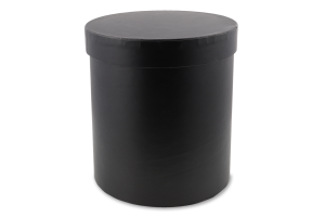 Коробка подарункова чорна кругла 17*19см НК-86 Екстрафікс