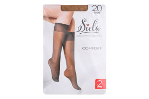 Гольфы женские Siela Comfort 20den 23-25 daino 2пары