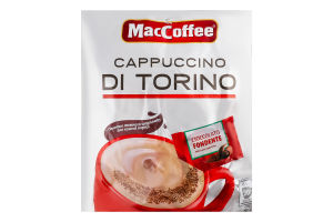 Напиток кофейный растворимый с темным шоколадом 3в1 Cappuccino Di Torino MacCoffee м/у 25г