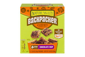 Nature Valley Backpacker Chewy Oatmeal Bites Chocolate Chip - 6 CT