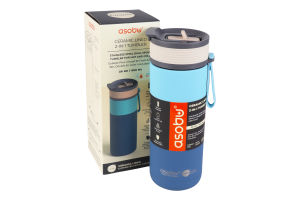 Термопляшка Asobu Aspen блакитна 600мл
