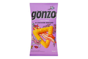 Трикутники кукурудзяні зі смаком бекону Gonzo м/у 70г