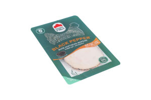Філе куряче нарізане слайсами Black pepper Наша Ряба в/к охол в/с лоток 0.095кг