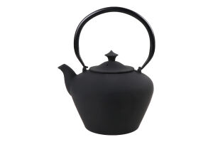 Чайник-заварник з фільтром чавун чорний 1,1л