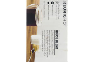 Starbucks Keurig Hot House Blend Medium Roast Ground Coffee K-Cup Pods - 10 CT