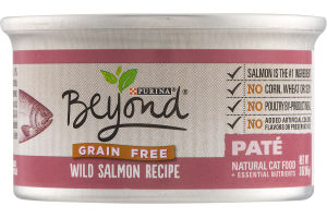 Purina Beyond Natural Cat Food Wild Salmon Recipe Pate