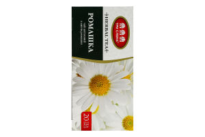 Чай цветочный из цветов ромашки Ромашка Три слона к/у 20х1г