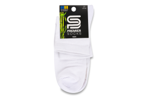 Носки мужские бамбуковая пряжа средний паголенок Premier socks 27 белый