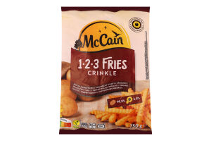Картопля фрі McCain 750 г Golden Crinkle хвиляста