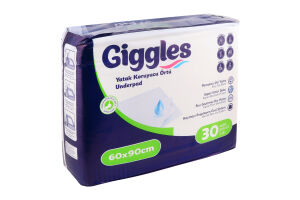 Пелюшки поглинаючі 60*90см 30шт Гіглс