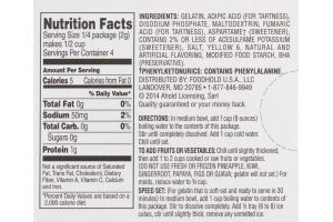 Ahold Gelatin Dessert Orange Sugar Free