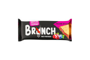 Снеки мультизлакові зі шматочками лісових ягід Сендвіч Brunch м/у 56г