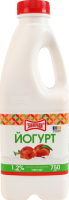 Йогурт 1.2% з цукром та наповнювачем Персик Злагода п/пл 750г