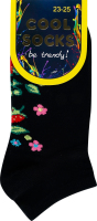 Носки жен Cool Socks 50012 коротк рисун чер р23-25
