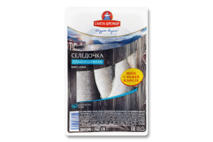 Оселедець філе в олії Санта Бремор сл/с з/ш лоток 240г