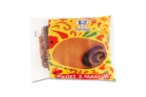 Рулет с маком Рома м/у 0.1кг