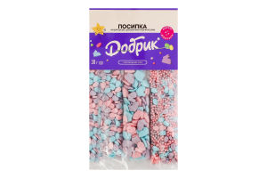 Посипка кондитерська декоративна перламутрова Пасхальний мікс Добрик м/у 30г