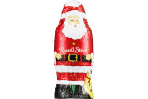 Russell Stover Milk Chocolate Hollow Santa