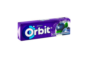 Гумка жувальна без цукру з підсолоджувачами Весела лохина Orbit м/у 14г