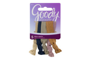 Goody Ouchless Ribbon Elastics - 5 CT