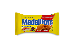 Вафлі солоні зі смаком хабанеро та лайму Medallions Lekorna м/у 60г