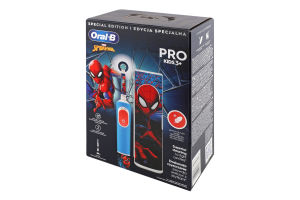 Щетка зубная для детей от 3лет электрическая 3708 Special Edition Marvel Spider-Man Oral-B 1шт