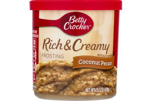 Betty Crocker Rich & Creamy Frosting Coconut Pecan