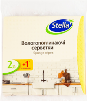 Серветки вологопоглинаючі 15.5х15.5см Stella 3шт