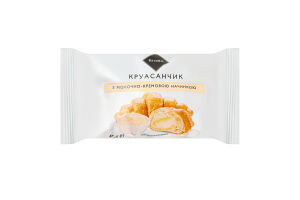 Круасанчик з молочно-кремовою начинкою RIOBA м/у 45г