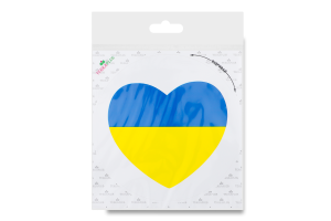 Наліпка TerraPlus Україна - серце