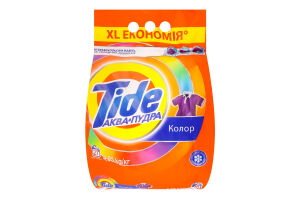 Засіб миючий синтетичний порошкоподібний Color Аква-Пудра Tide 4.05кг