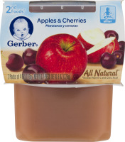 Gerber Apples & Cherries 2nd Foods