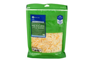 SE Grocers Fancy Shredded Reduced Fat Mexican Style Blend Natural Cheese