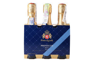 Вино игристое 0.2л 11% белое брют Prosecco Porta Leone бут