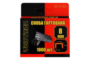 Скоба д/степлера тип 53 8мм 1000шт Вектрон