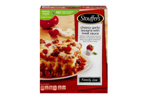 Stouffer's Cheesy Garlic Lasagna with Meat Sauce