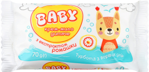 Крем-мило дит. Baby 70 г з екстрактом ромашки