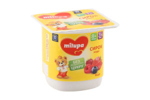 Сирок 3% для дітей від 8міс Ягоди Milupa ст 90г