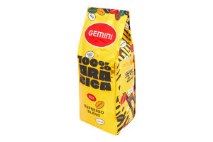 Кофе натуральный жареный в зернах Espresso blend Gemini в/с м/у 1кг