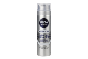 Пена для бритья с ионами серебра Серебряная защита Skin protection Nivea Men 200мл