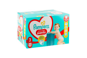 Трусики-подгузники для детей 6-11кг 3 Pants 360 Pampers 128шт