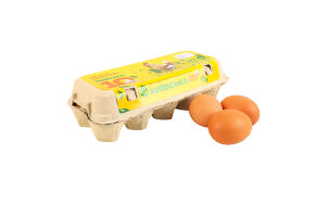 Яйця курячі харчові столові С0 Київська 10 Від доброї курки к/у 10шт