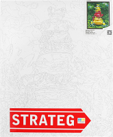 Набір д/розпису по номерах Тварини 40*50см Стратег