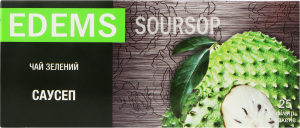 Чай зеленый ароматизированный Soursop Edems к/у 25х1.5г