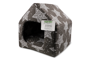 Будиночок д/котів Джесі №2 сірий 34*39*38см Lucky Pet
